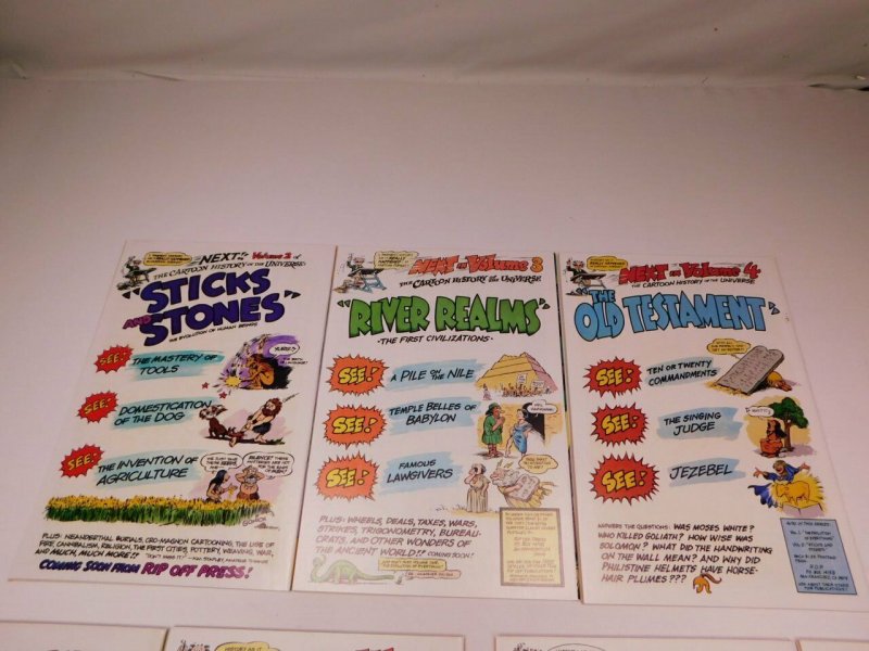 The Cartoon History of the Universe 1-7 Set Larry Gonick Underground Comix