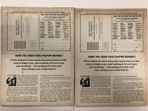 SAVAGE TALES (1973-4) 2-3 VG/+ Super Classic RED NAILS by BW SMITH