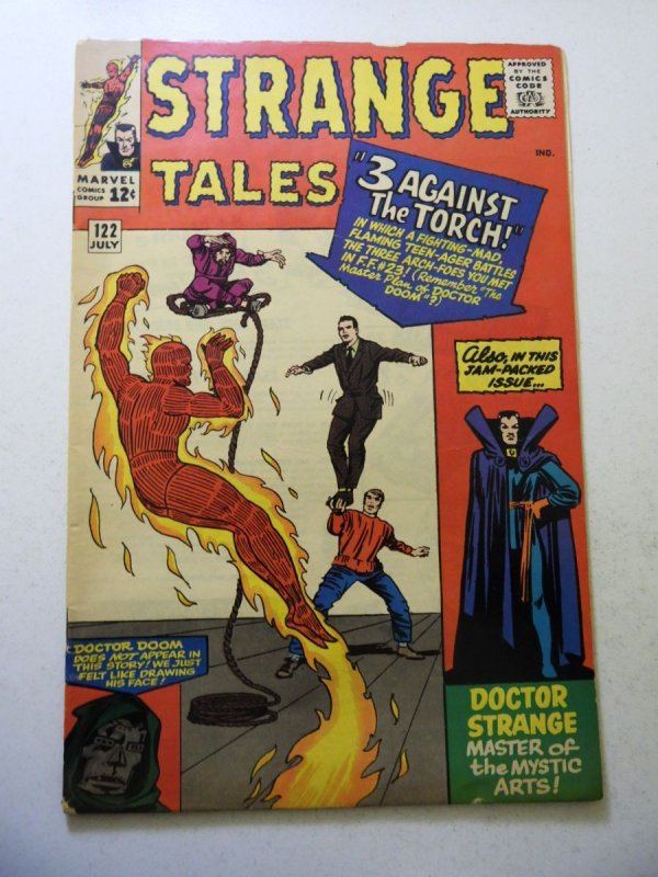 Strange Tales #122 (1964) GD/VG Condition 1 1/2 spine split