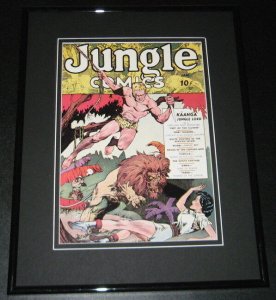 Jungle Comics #1 Will Eisner Framed Cover Photo Poster 11x14 Official Repro