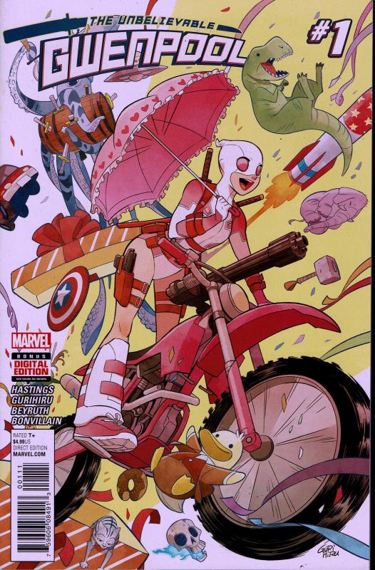 Gwenpool #1 - NM - 2016