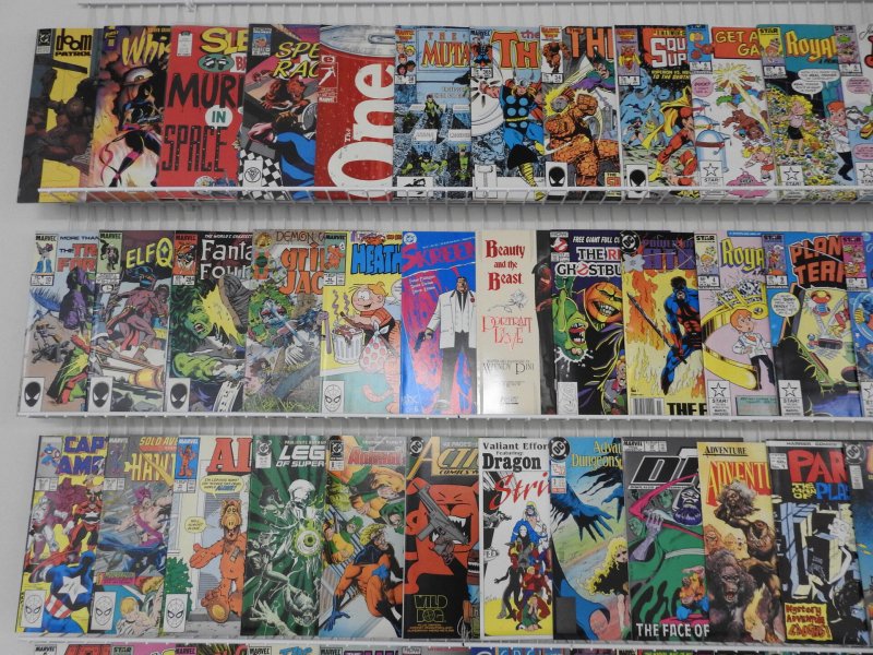 Huge Lot 170+ Comics W/ Cap, FF, Superman, Turtles, Star, Thor+ Avg Fine/VF Cond