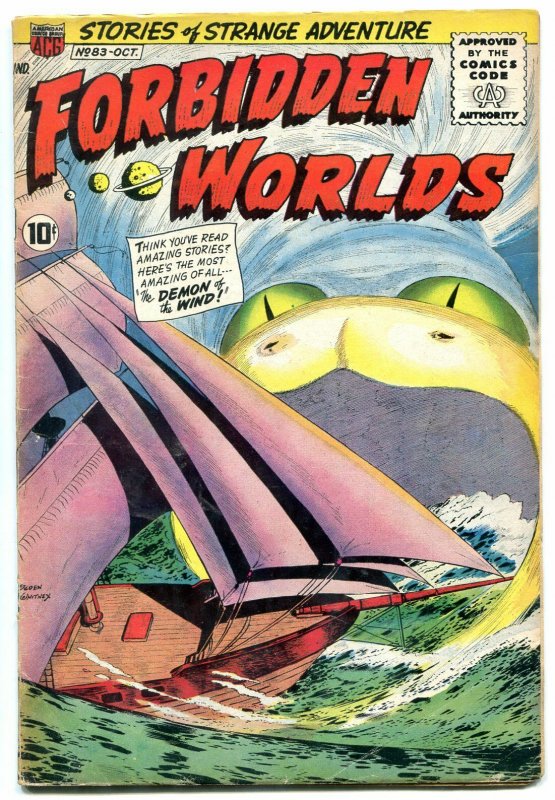 Forbidden Worlds #83 1959- Demon of the Wind FN