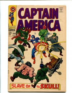 Captain America #104 - Jack Kirby Cover Art! (2.0) 1968