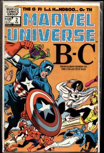 The Official Handbook of the Marvel Universe #2 (1983) Captain America