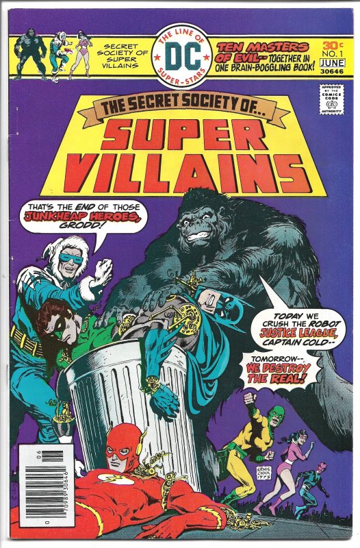 Secret Society of Super Villains, #1 May/June, 1976 (VF)