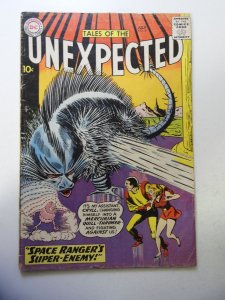 Tales of the Unexpected #51 (1960) GD/VG Condition 1/4 spine split