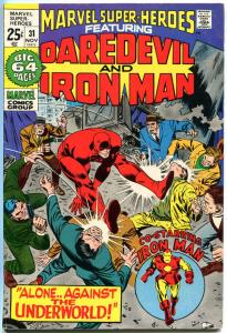 MARVEL SUPER-HEROES 31, VF-, Iron Man, Daredevil, Robot, 1968, more in store