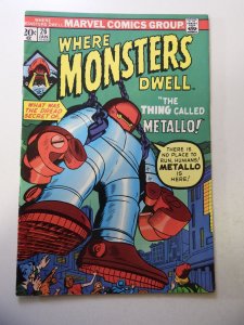 Where Monsters Dwell #26 (1974) VG/FN Condition