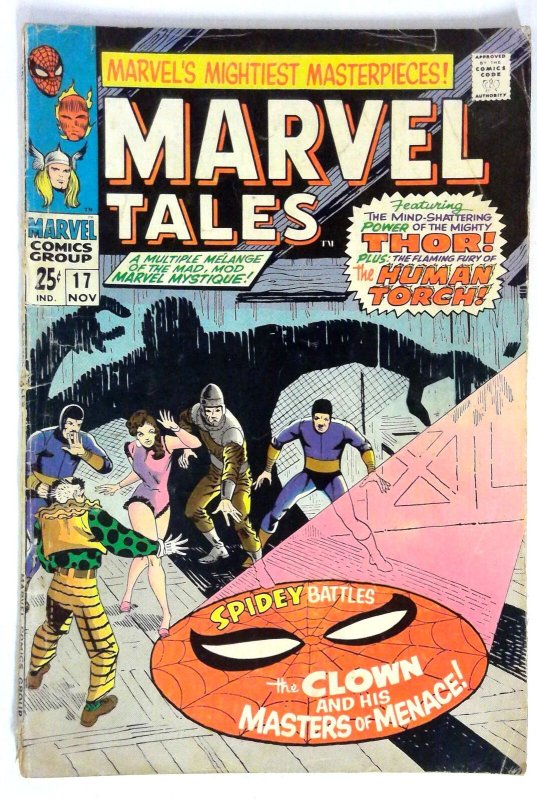 Marvel Tales #17 Thor Clown Steve Ditko Marvel (1968) VG