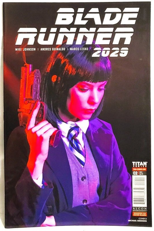 BLADE RUNNER 2029 #1 - 4 Rei Kennex Cosplay Photo Variant Covers (Titan 2021)