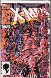 The Uncanny X-Men #205 (1986) X-Men