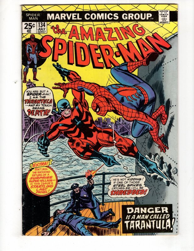 The Amazing Spider-Man #134 (1974)  MVS INTACT / CR500-MC#26