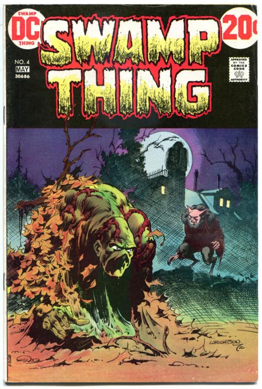 SWAMP THING #4 5, FN+ FN, Bernie Wrightson, Witches, 1973, Monster on the Moors