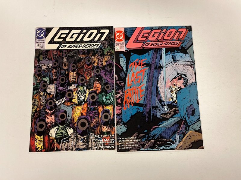 4 Legion of Super-Heroes DC Comics Books #15 16 17 18 Giffen Bierbaum 80 JW16