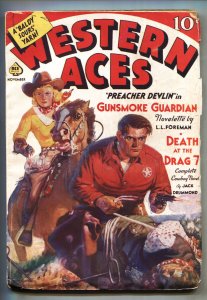 WESTERN ACES-11/1937-Ace-Rare Pulp Magazine-Hero pulp