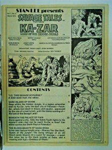 mm Savage Tales 9NM- Some foxing on BC, front has incredible gloss