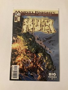 Incredible Hulk 71 Near Mint Nm Signed Jones Marvel