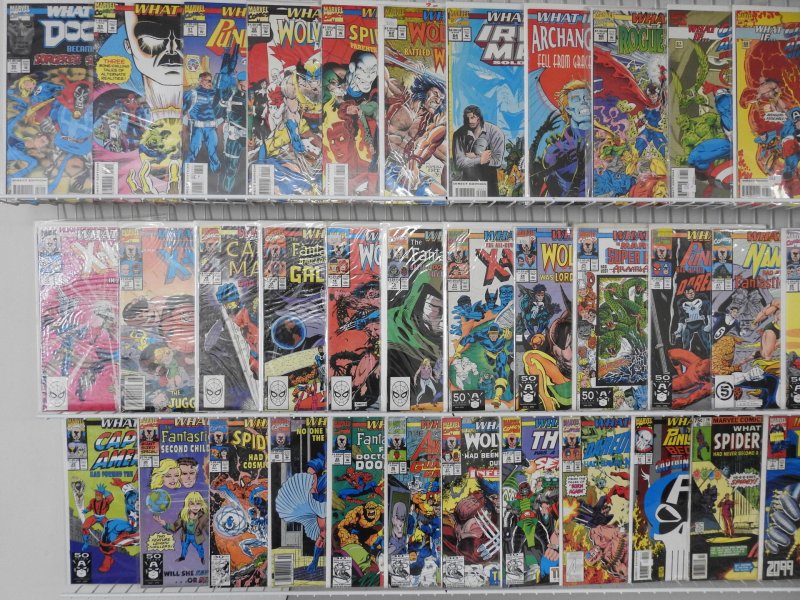 Huge Lot 140+ W/ What If?, Spiderman, What If?+ Avg VF Condition