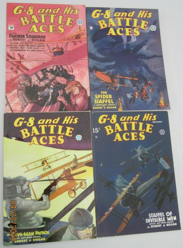 G-8 and His Battle Aces 4 different #12,13,19,26 8.0 VF (2004-07)