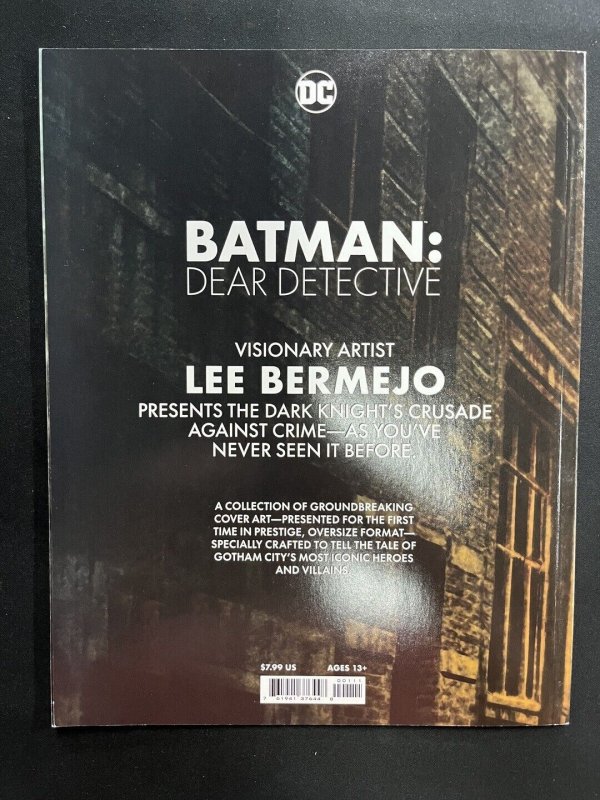 Batman Dear Detective #1 NM Magazine Lee Bermejo DC Comics C273