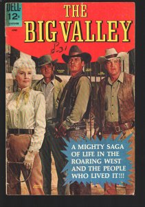 Big Valley #1 1966-Dell-TV series photo cover-Barbara Stanwyck-Lee Majors-Pet...