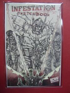 INFESTATION SKETCHBOOK R1  (9.0 to 9.4 or better)  IDW