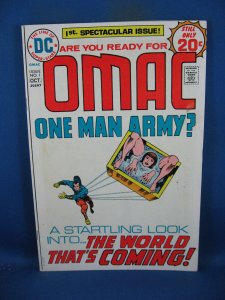OMAC 1 F VF DC KIRBY FIRST ISSUE 1974