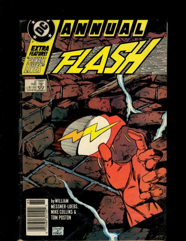 Lot of 7 The Flash DC Comics Comic Books #47 49 100 103 127 128 Annual #2 J369