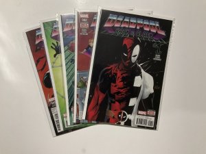 Deadpool Back In Balck 1 2 3 4 5 lot run set Near Mint Nm Marvel