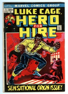 Hero for Hire #1 (1972) 1st appearance Luke Cage!