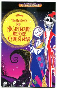 Tim Burton NIGHTMARE BEFORE CHRISTMAS, Halloween Comicfest, 2016, NM, Ashcan 