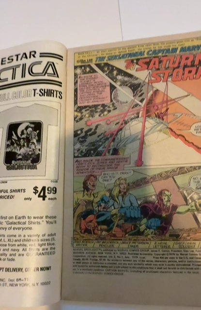 Marvel Spotlight #1 (1979) Captain Marvel The stars my Battleground