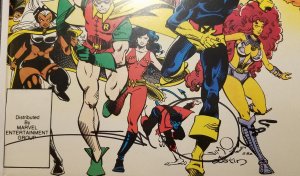 Marvel and DC Present X-Men & The New Teen Titans- SIGNED by Walt Simonson!