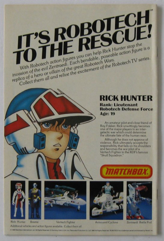 Robotech: The New Generation #12 (Dec 1986, Comico), VFN condition (8.0)