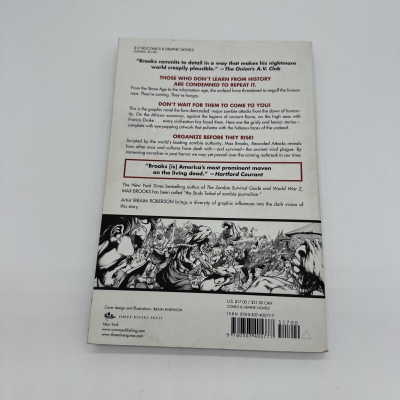 The Zombie Survival Guide: Recorded Attacks by Ibraim Roberson and Max Brooks... 