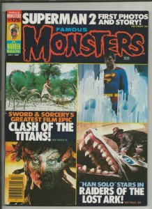 ORIGINAL Vintage June 1981 Famous Monsters Magazine 175 Superman 2 Raiders