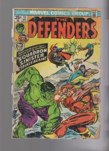 The Defenders #9,10,11,12,13 (1973)