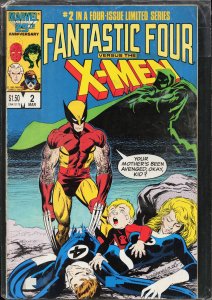 Fantastic Four vs. X-Men #2 (1987) Mr. Fantastic
