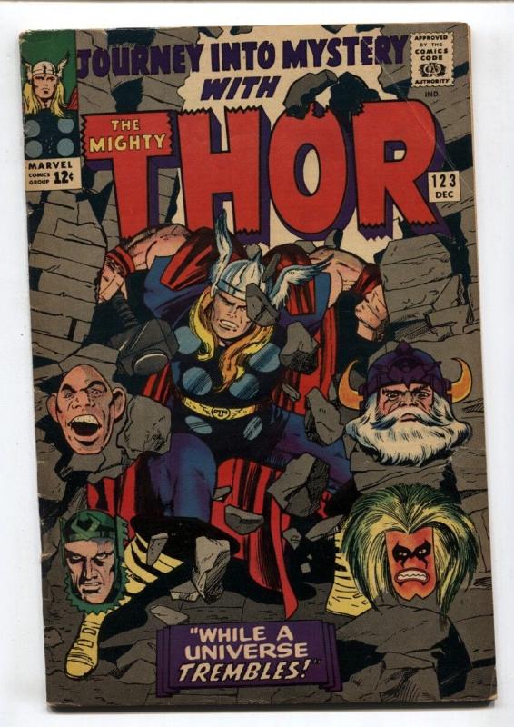 Journey Into Mystery #123-Thor-Marvel-Silver-Age Comic book FN-