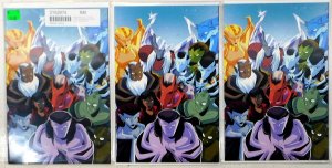 Gargoyles Lot 3 #1 L x3 2022 Dynamite 1:25 Incentive Var Limited Virgin Comics