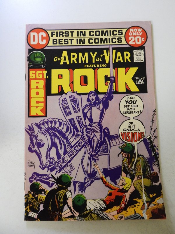 Our Army at War #247 (1972) VF- condition