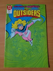 The Outsiders #19 Direct Market Edition ~ NEAR MINT NM ~ 1987 DC Comics