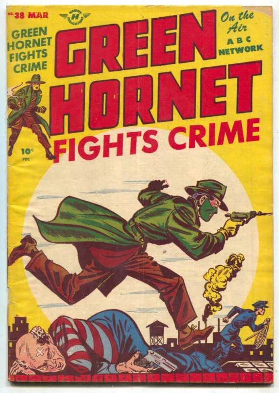 Green Hornet #38 1948- Jack Kirby Kid Adonis- Golden Age