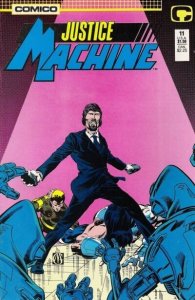 Justice Machine #11 Comico Comics 11/87 (VF+ 8.5/Stock Photo)