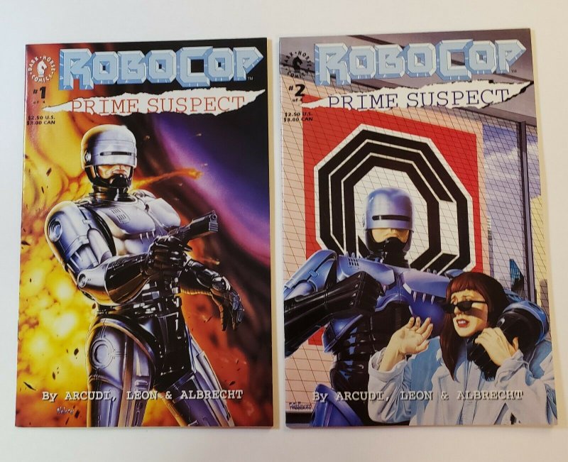 Robocop: Prime Suspect #1-4 Complete Set Dark Horse Comics 1992 VF/NM