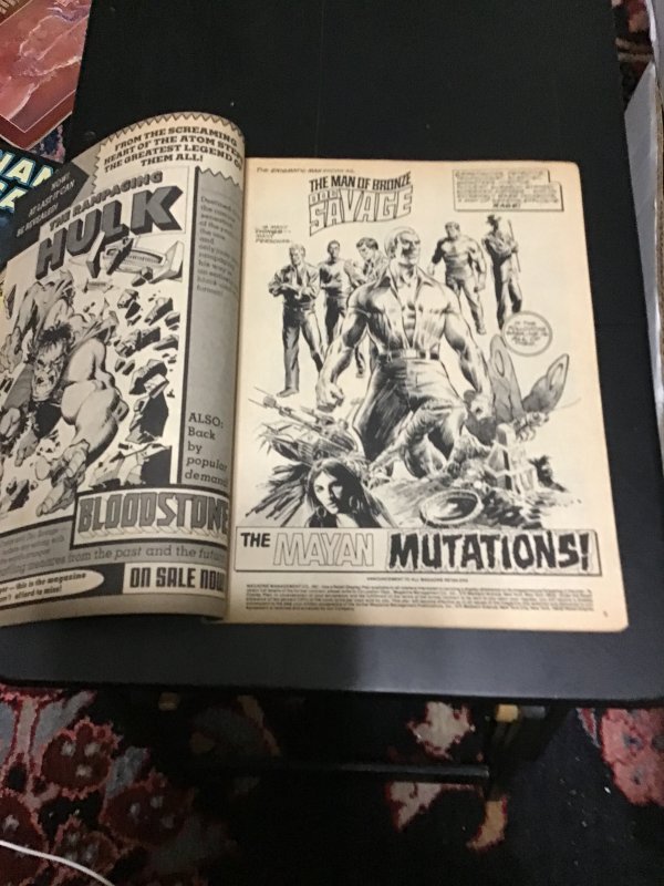 Doc Savage #7 (1977)  The Mayan Mutation! High grade! VF Wow!