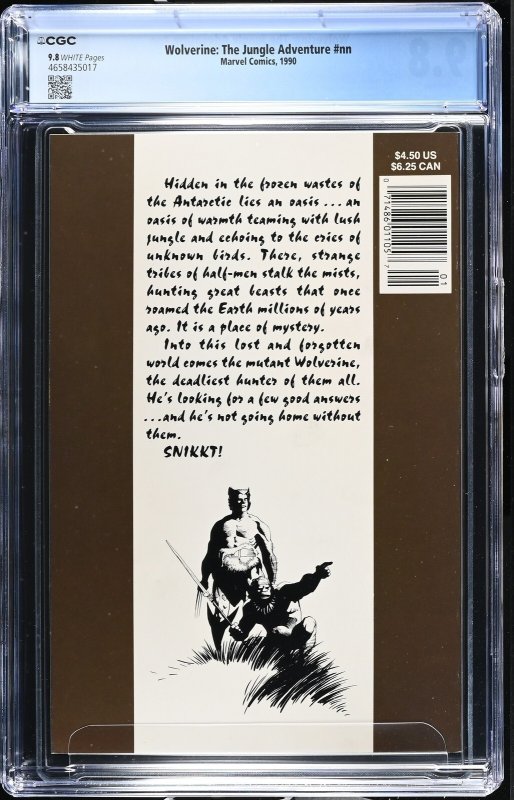 Wolverine: The Jungle Adventure #nn (1990) Graded CGC 9.8