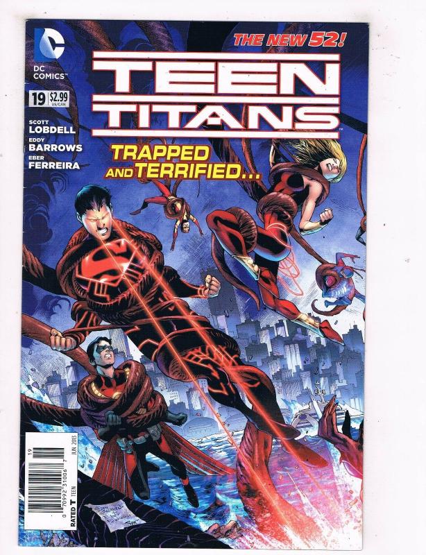 Teen Titans #19 FN/VF DC Comics Comic Book Gatefold Lobdell 2013 DE45