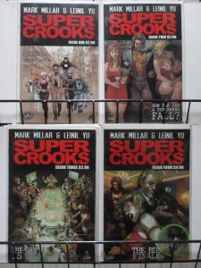 SUPER CROOKS(ICON, 2012) #1-4 COMPLETE! VF-NM Mark Millar & Leinil Yu